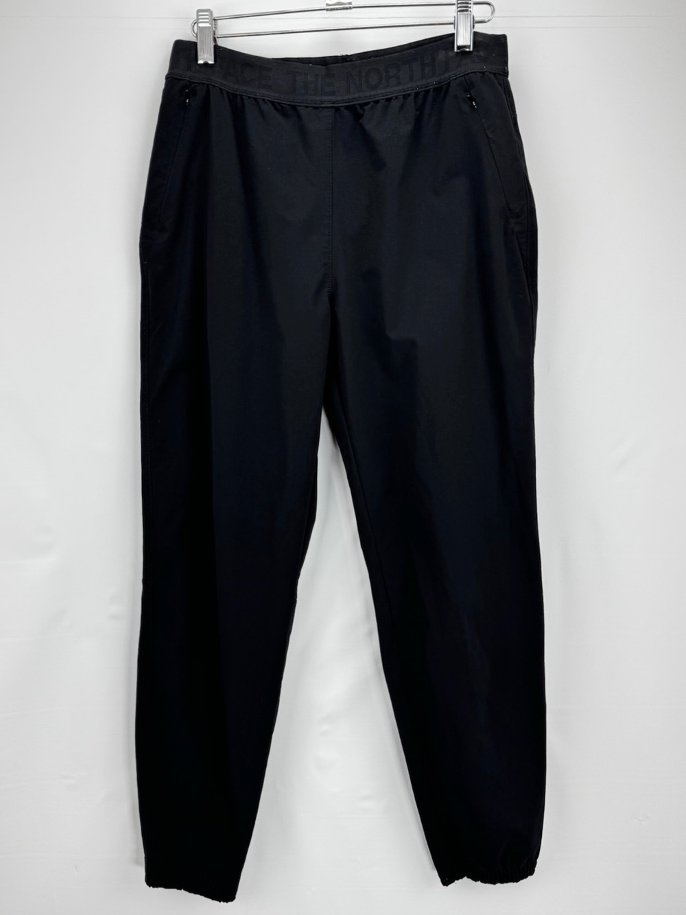 The North Face Black Elastic Waist Joggers - Zipper Pockets